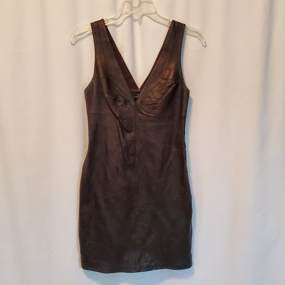 Robert Rodriguez Leather LBD